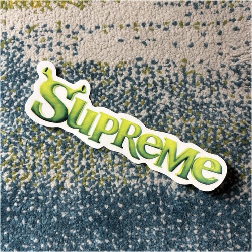 Adesivo supreme shrek logo - adesivo,