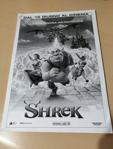 Shrek brochure originale - brochure,