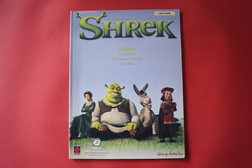 Shrek songbook spartito - shrek,