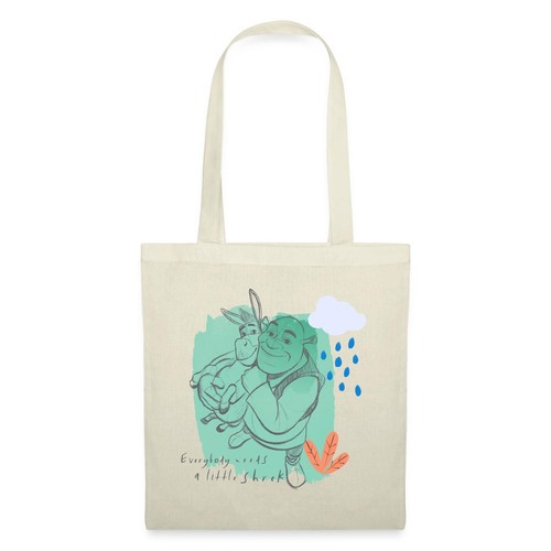 Borsa tessuto shrek design - shrek,