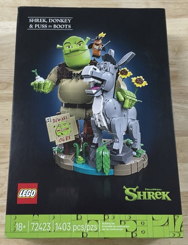 Lego shrek asino - gatto, con