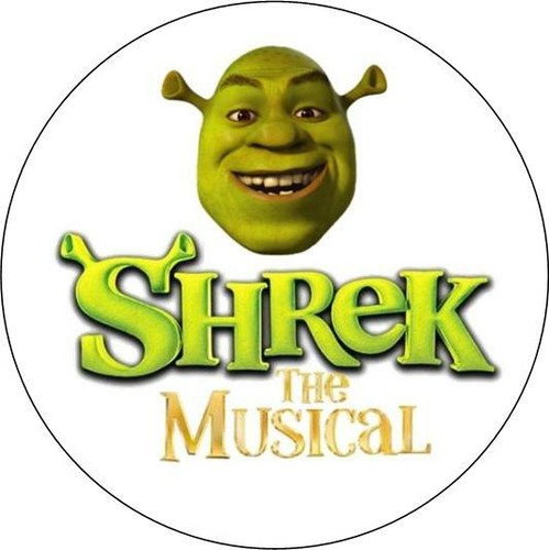 Shrek the musical button - shrek,
