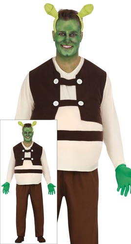 Guirca costume shrek uomo - costume,