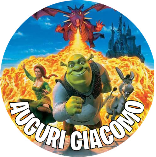 Cialda shrek fiona - cialda,